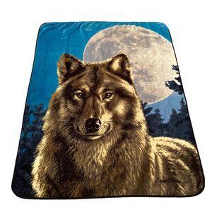 The Northwest Company James Meger Wolf Moon Spirit Animal Blanket